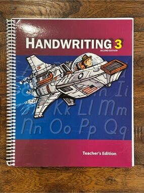 BJU Press Handwriting Teachers Edition, 2nd Ed; 3rd Grade Handwriting Penmanship